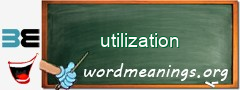 WordMeaning blackboard for utilization